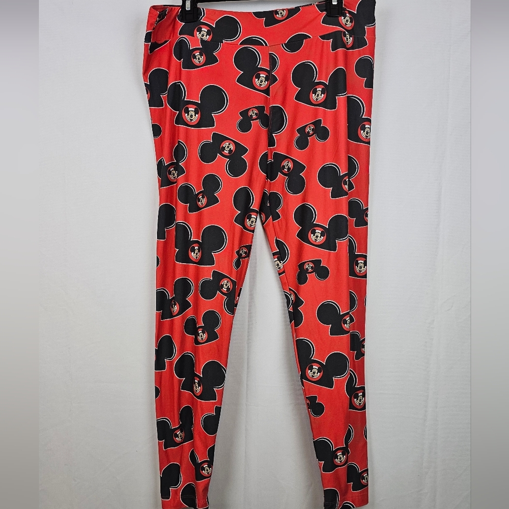 Disney Parks Authentic Original Mickey Mouse Ear Hat Leggings Size XL